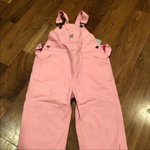 Carhartt Pink Overalls 4T